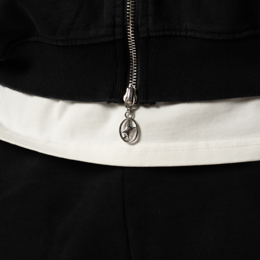 Zip Hoodie Double Stars