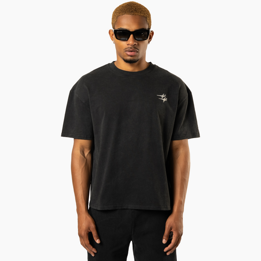 T-shirt Double Stars Noir