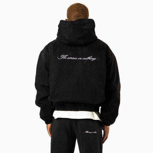 Denim Bomber Double Stars