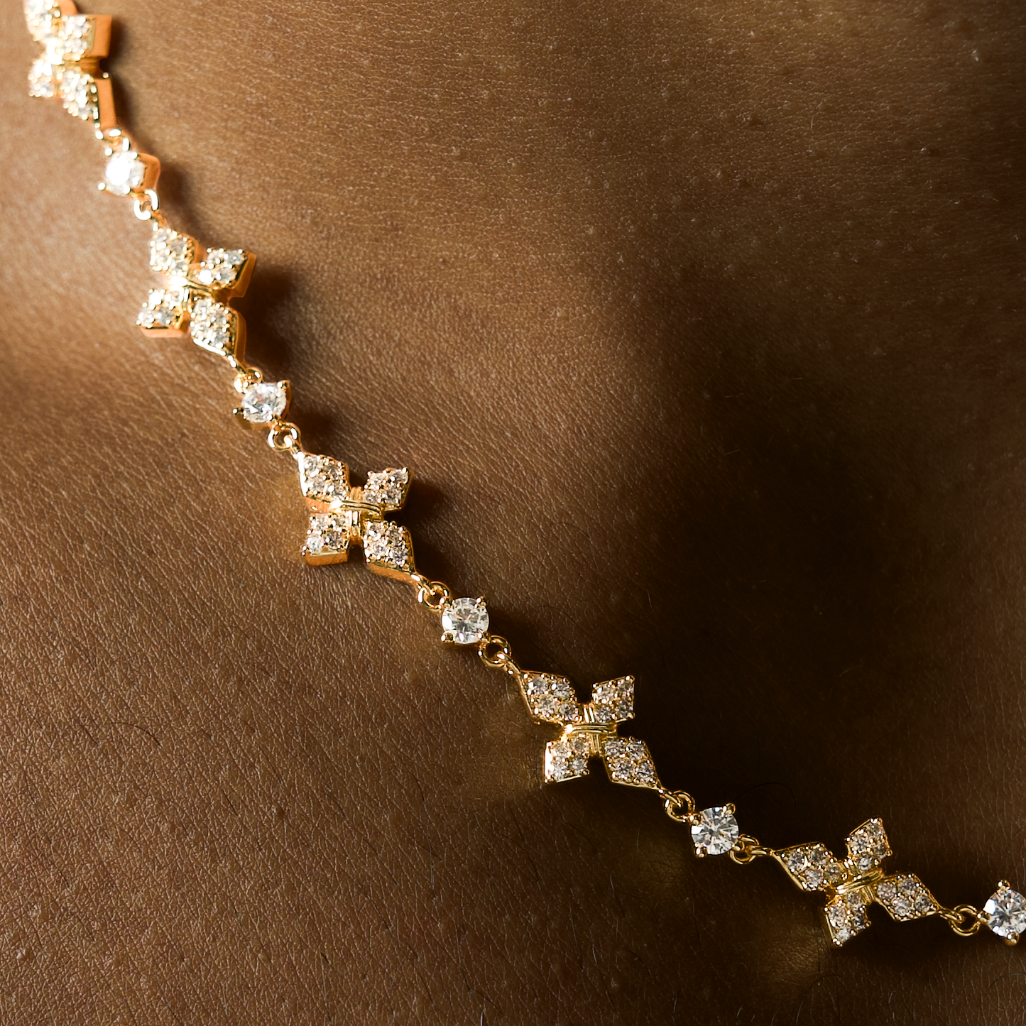 Iced Celestial Chain - Gold