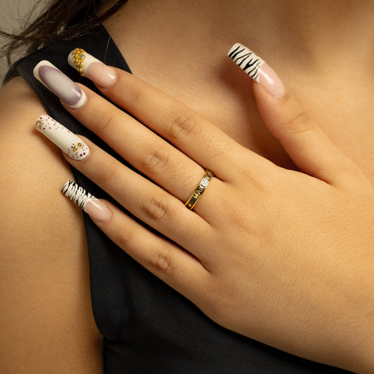 Make it shine ring dorée