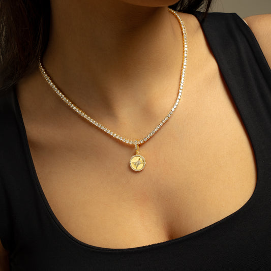 Médaillon Signature Doré