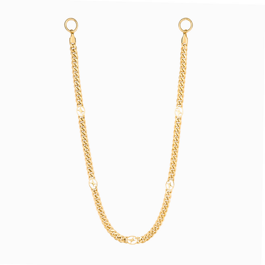 Wallet Chain Cuban link Signature 8 mm Gold