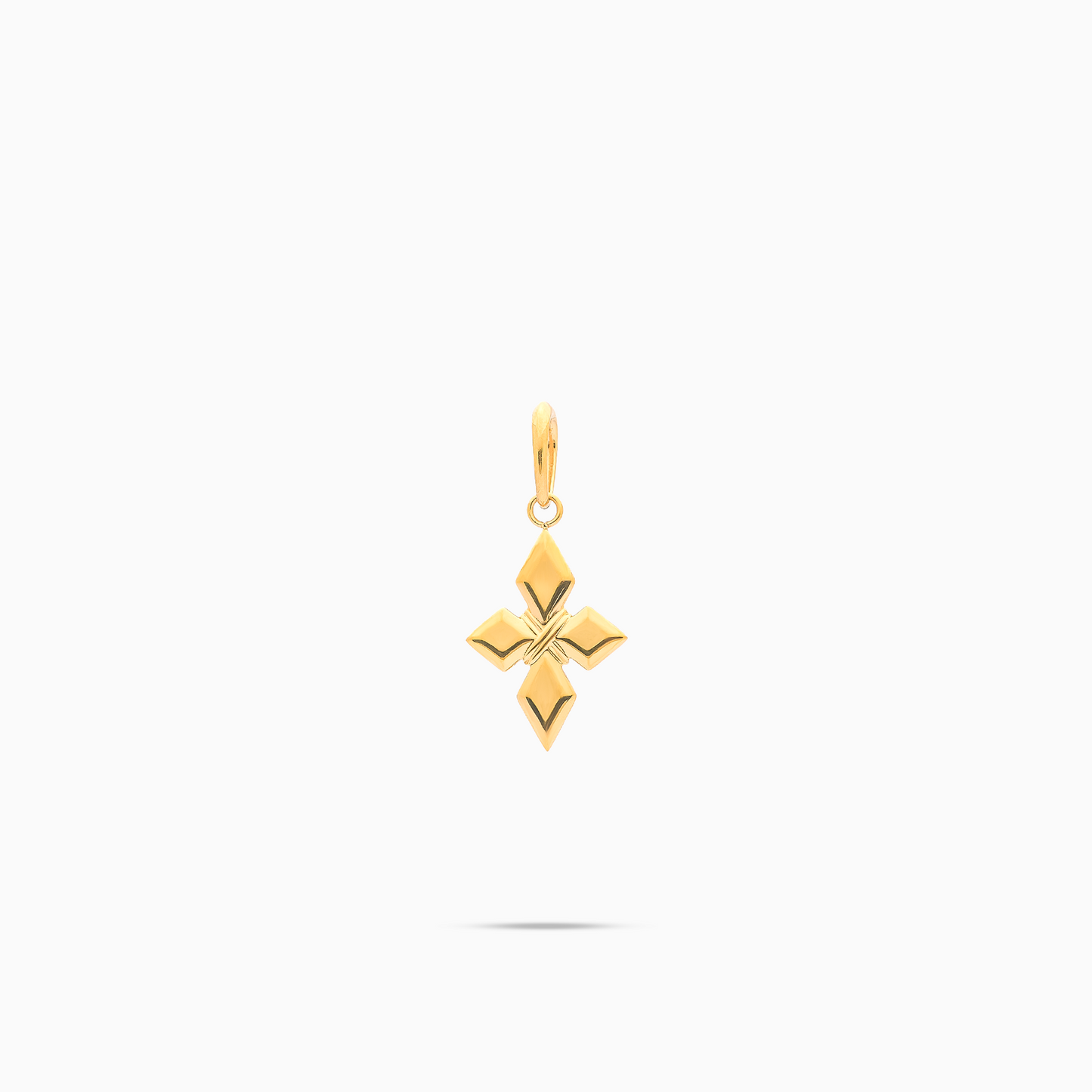 Pendentif Crossed Star-S - Doré