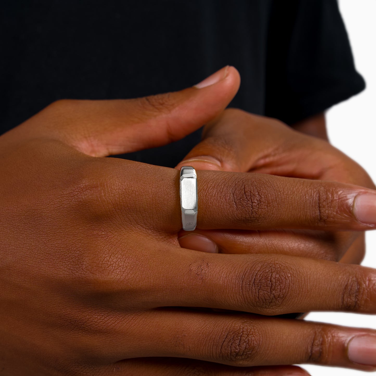 Signet ring argentée