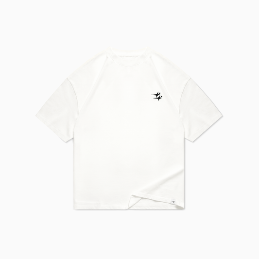 T-shirt Double Stars Blanc