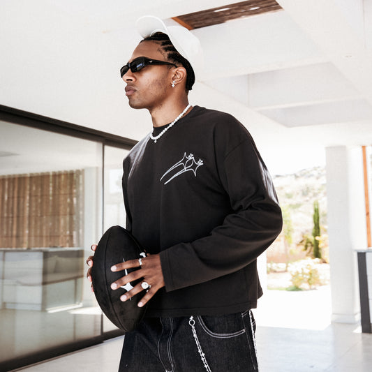 Long sleeve Twin Stars - Black