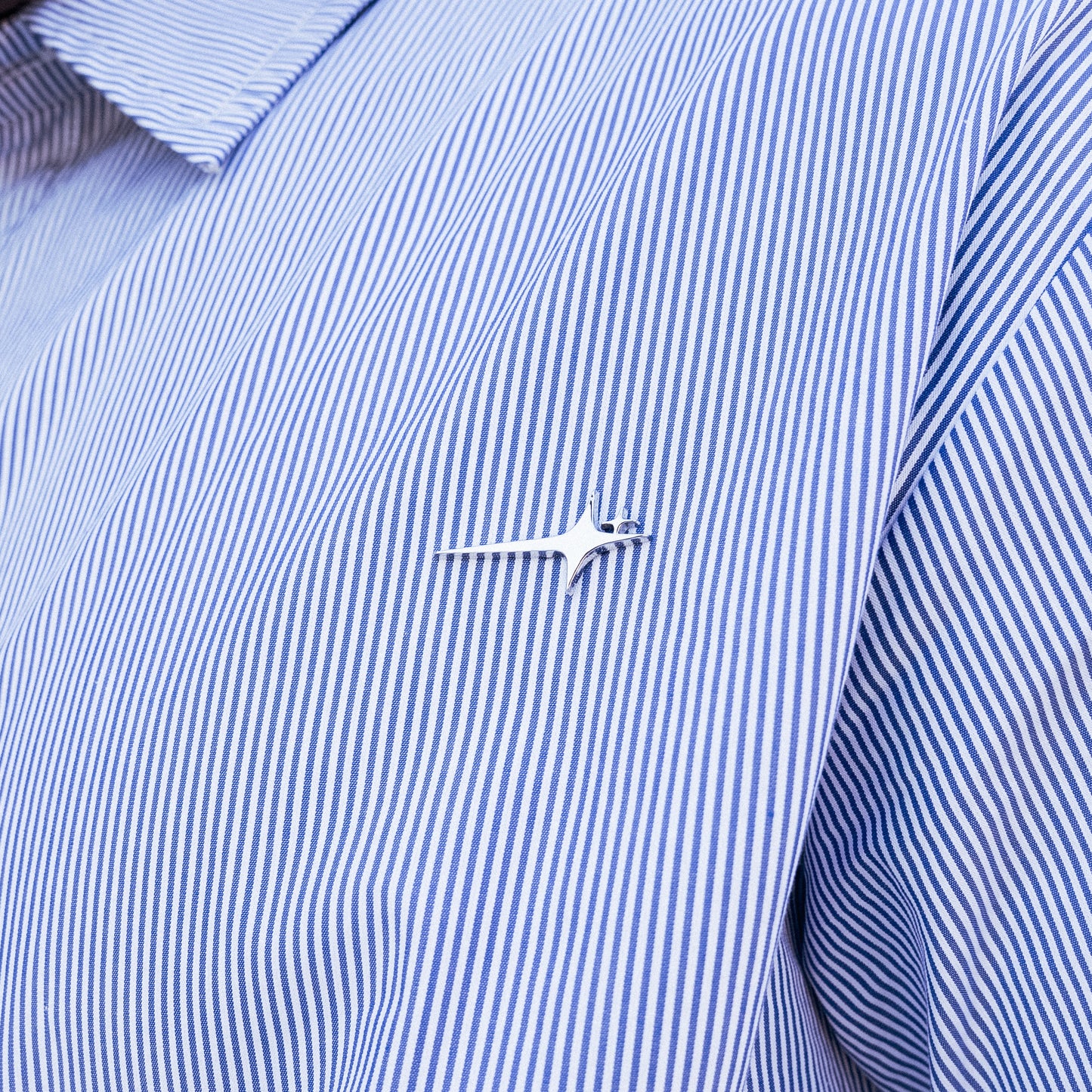 Striped long sleeve Shirt - Bleu & Blanc