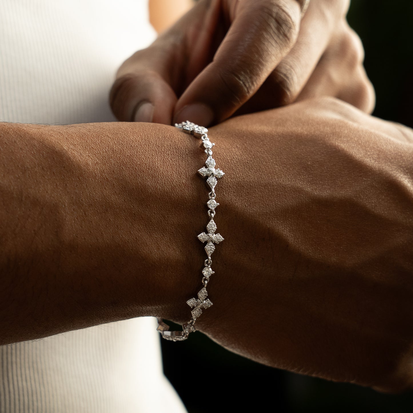 Bracelet Iced Celestial - Argenté