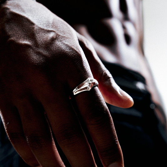 Signature ring V2 - Silver