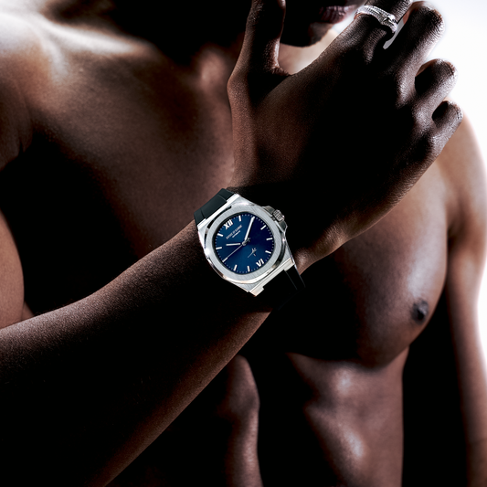 ASON1 - Blue Dial & Rubber Strap
