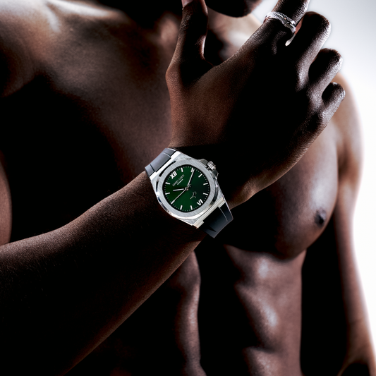 ASON1 - Green Dial & Rubber Strap