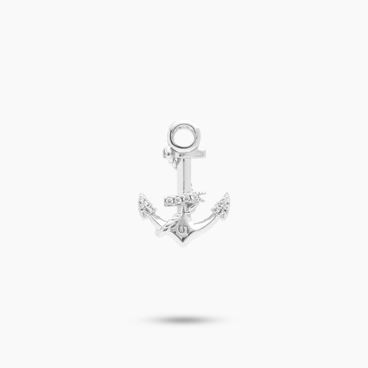 Silver set ship anchor