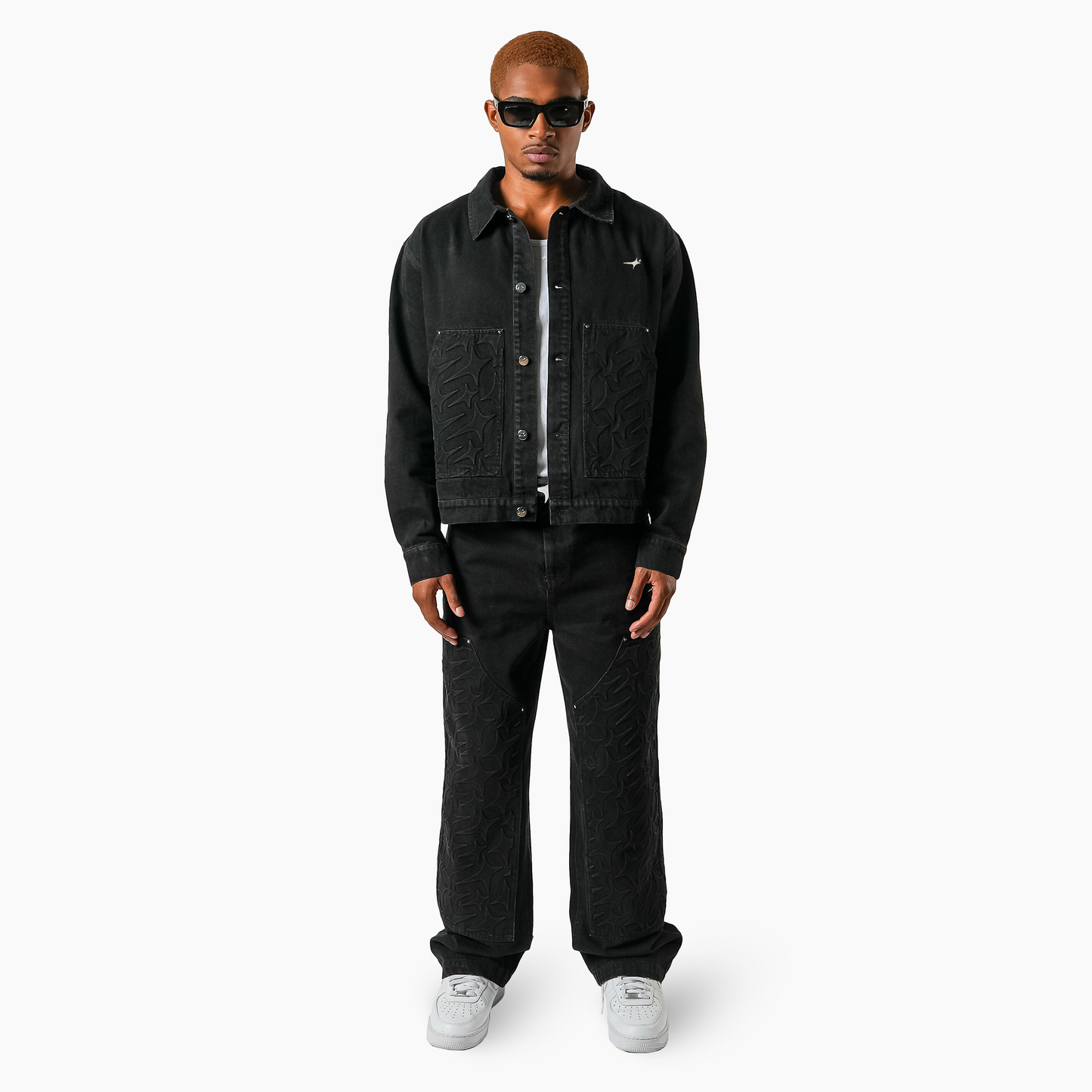 Carpenter Denim Monogram - Noir Moissanite