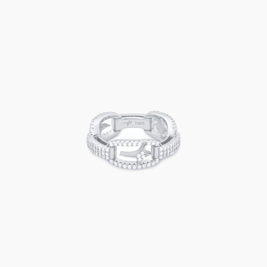 Silver signature H-ring