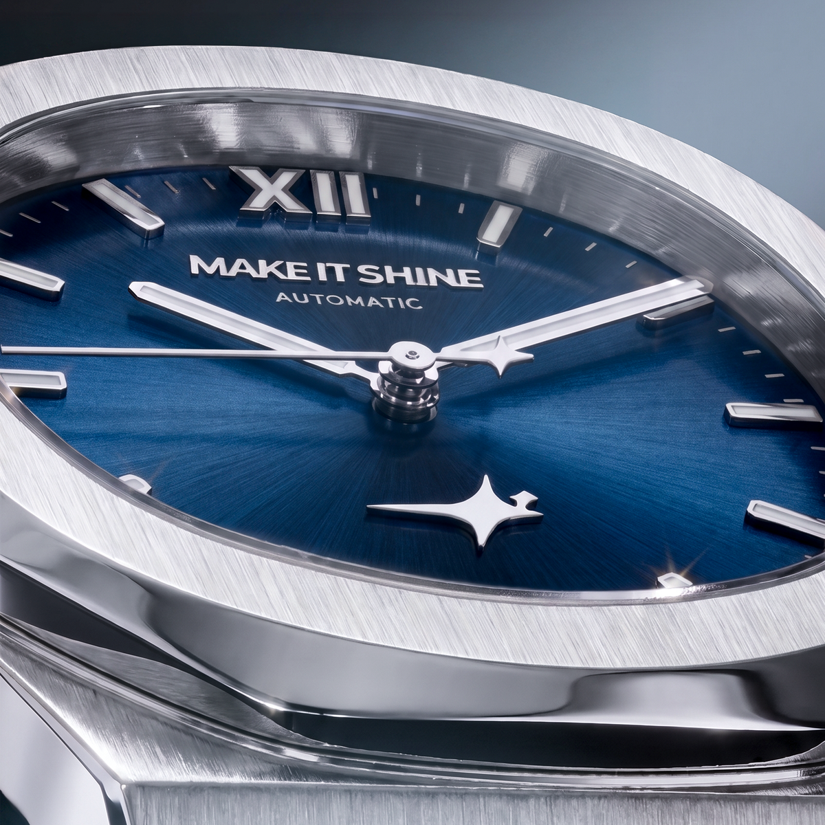 ASON1 - Cadran Bleu & Bracelet Rubber