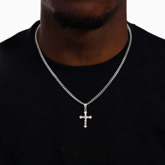 Silver crucifix