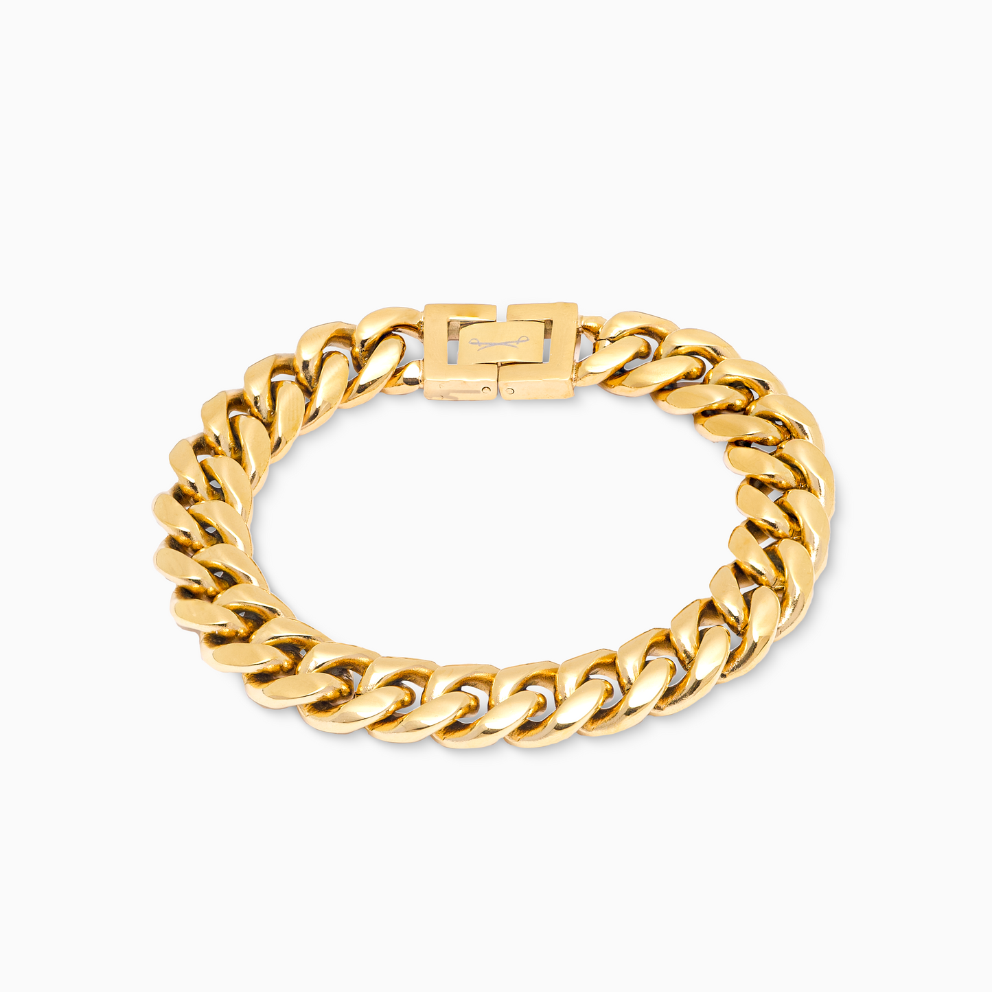 Bracelet Cuban link 12 mm doré