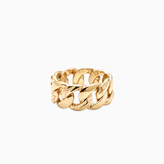 Icon Cuban link ring - Gold