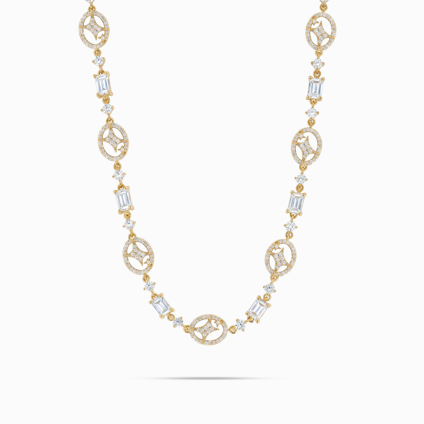 Gold Signature Iced Chain