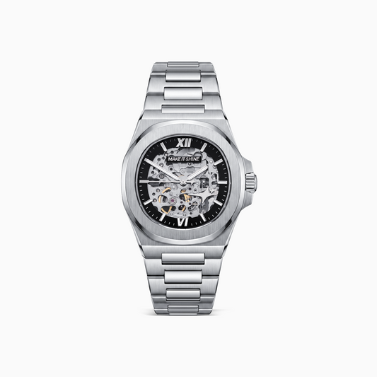 ASON1 - Skeleton Dial & 316L Stainless Steel Bracelet