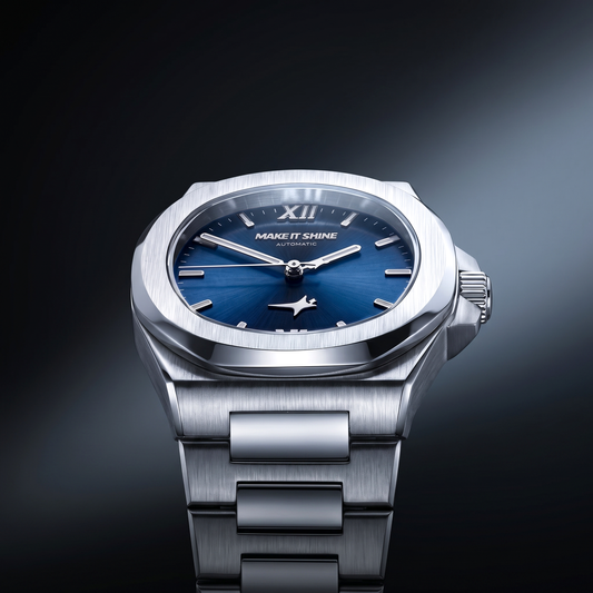 ASON1 - Blue Dial & 316L Stainless Steel Bracelet