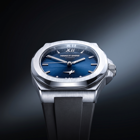 ASON1 - Blue Dial & Rubber Strap