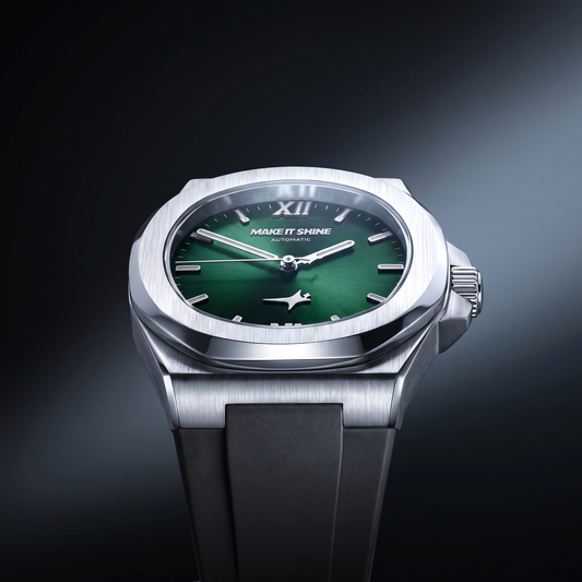 ASON1 - Green Dial & Rubber Strap