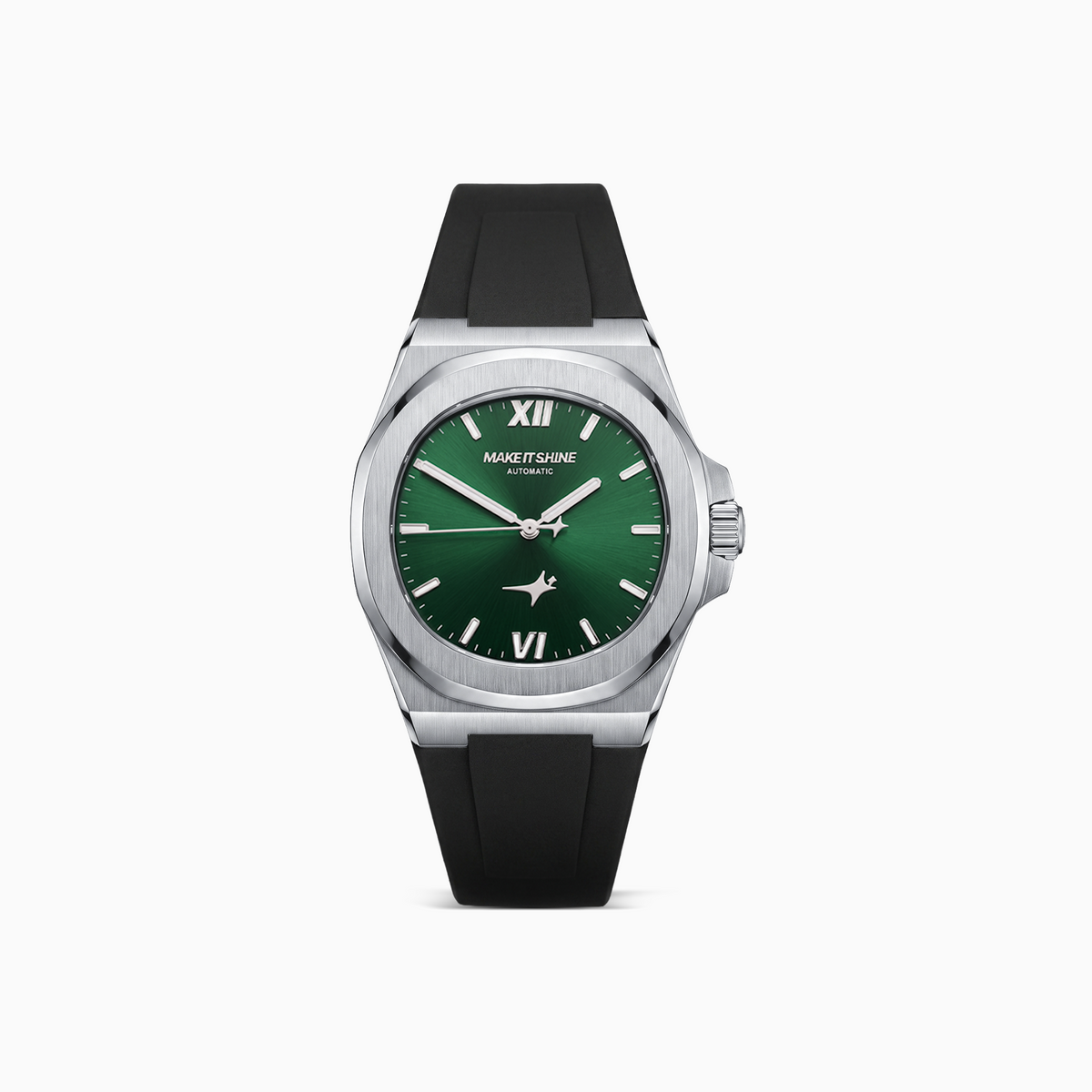 ASON1 - Green Dial & Rubber Strap