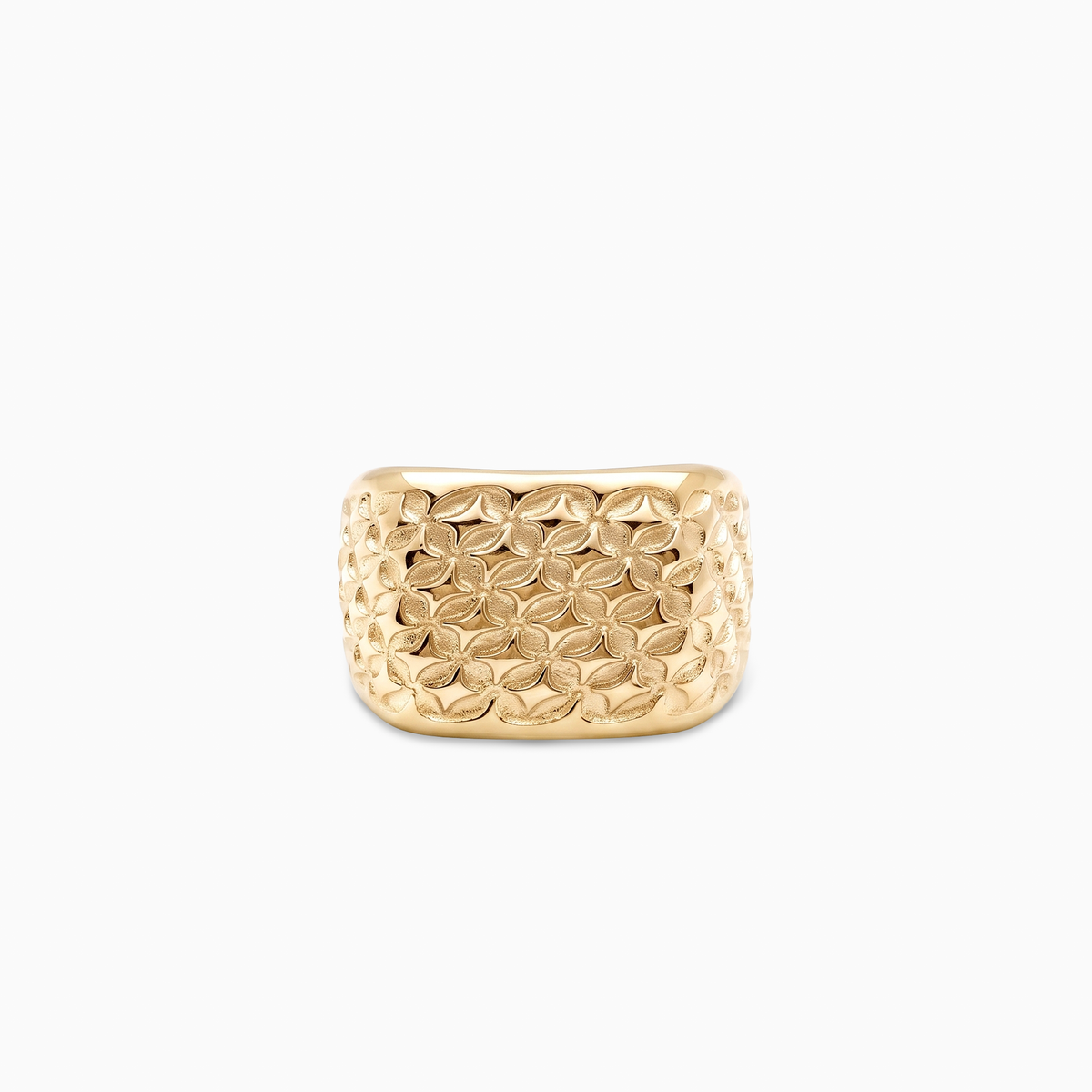 Starfield Square Signet ring - Dorée