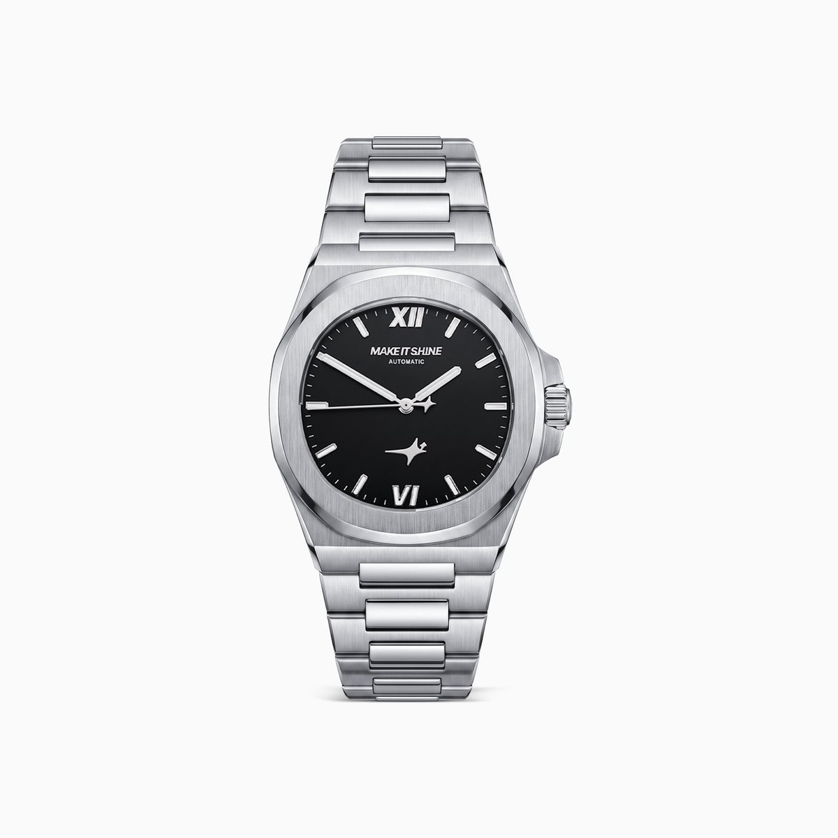 ASON1 - Black Dial & 316L Stainless Steel Bracelet