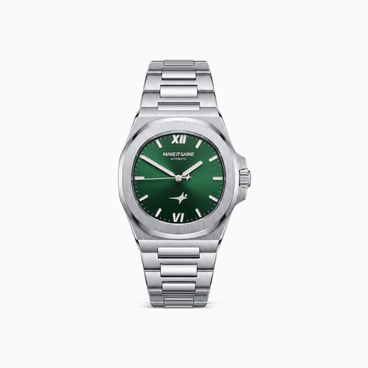 ASON1 - Green Dial & 316L Stainless Steel Bracelet