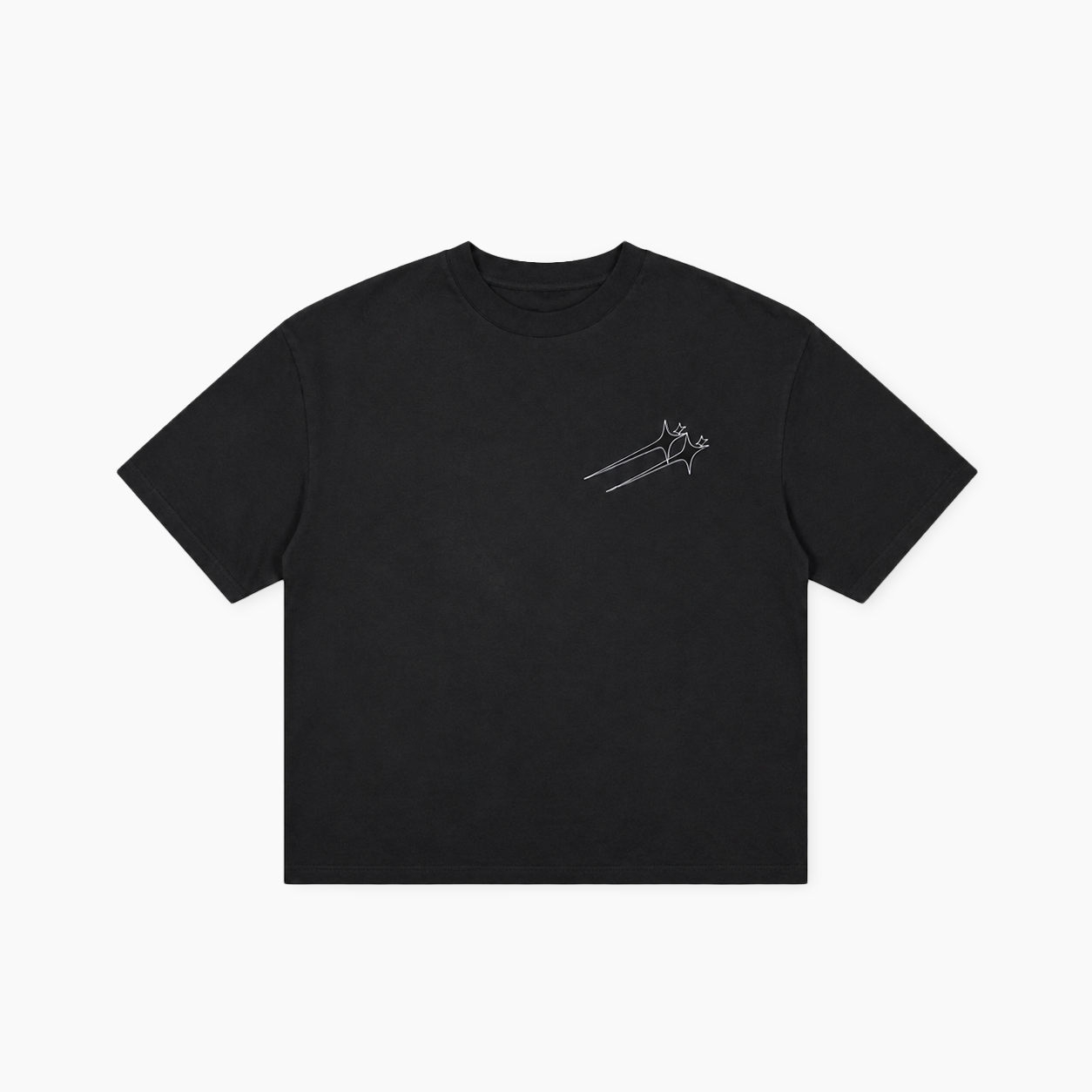 Twin Stars T-shirt - Black