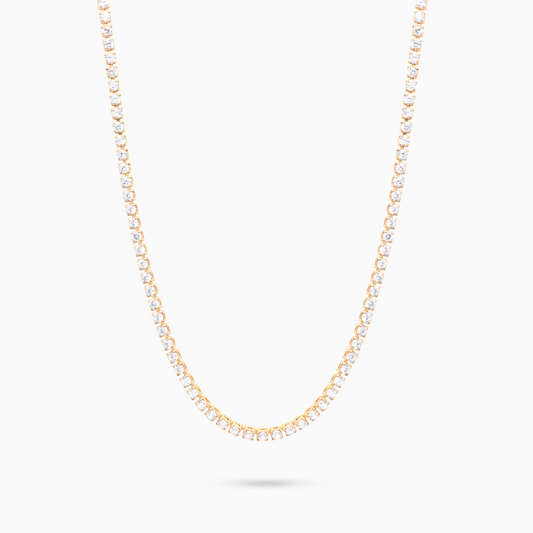 Tennis chain 2 mm gold