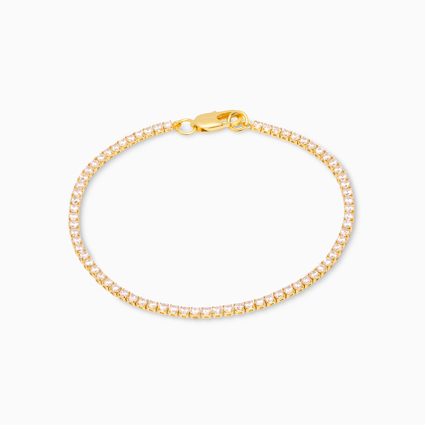 Tennis bracelet 2 mm gold