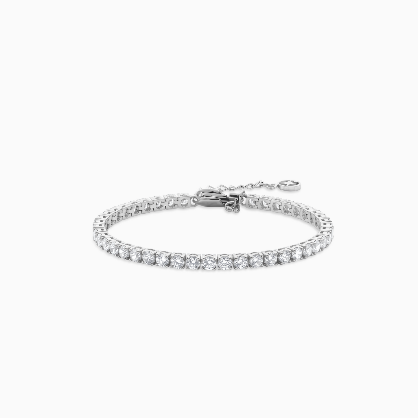 Tennis bracelet 3 mm silver
