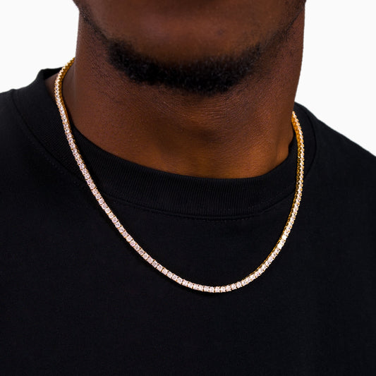 3mm Gold Tennis Chain