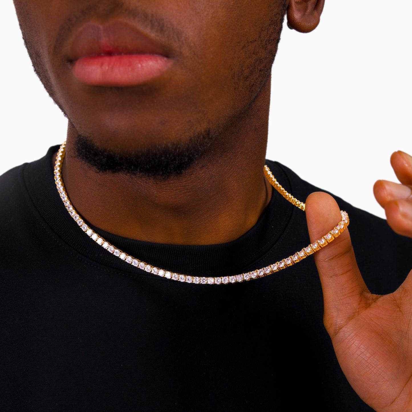 4mm Gold Tennis Chain