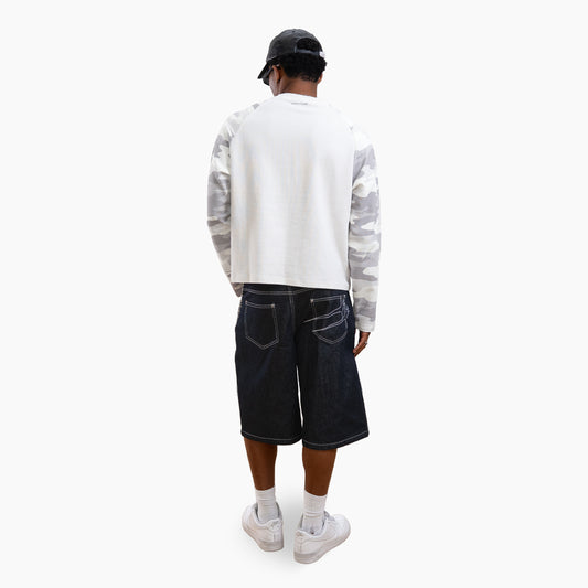 Camo waffle long sleeve - Grey