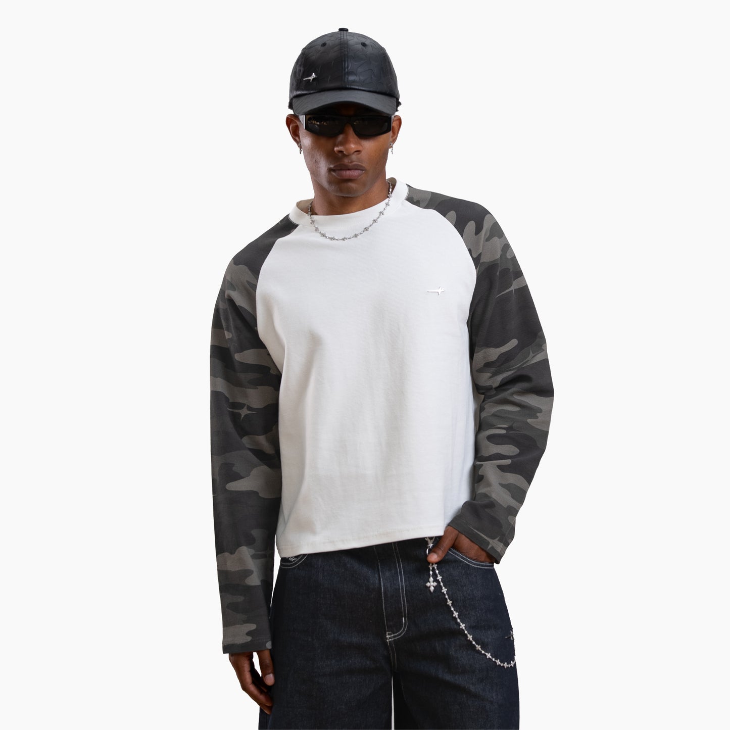 Camo waffle long sleeve - Green