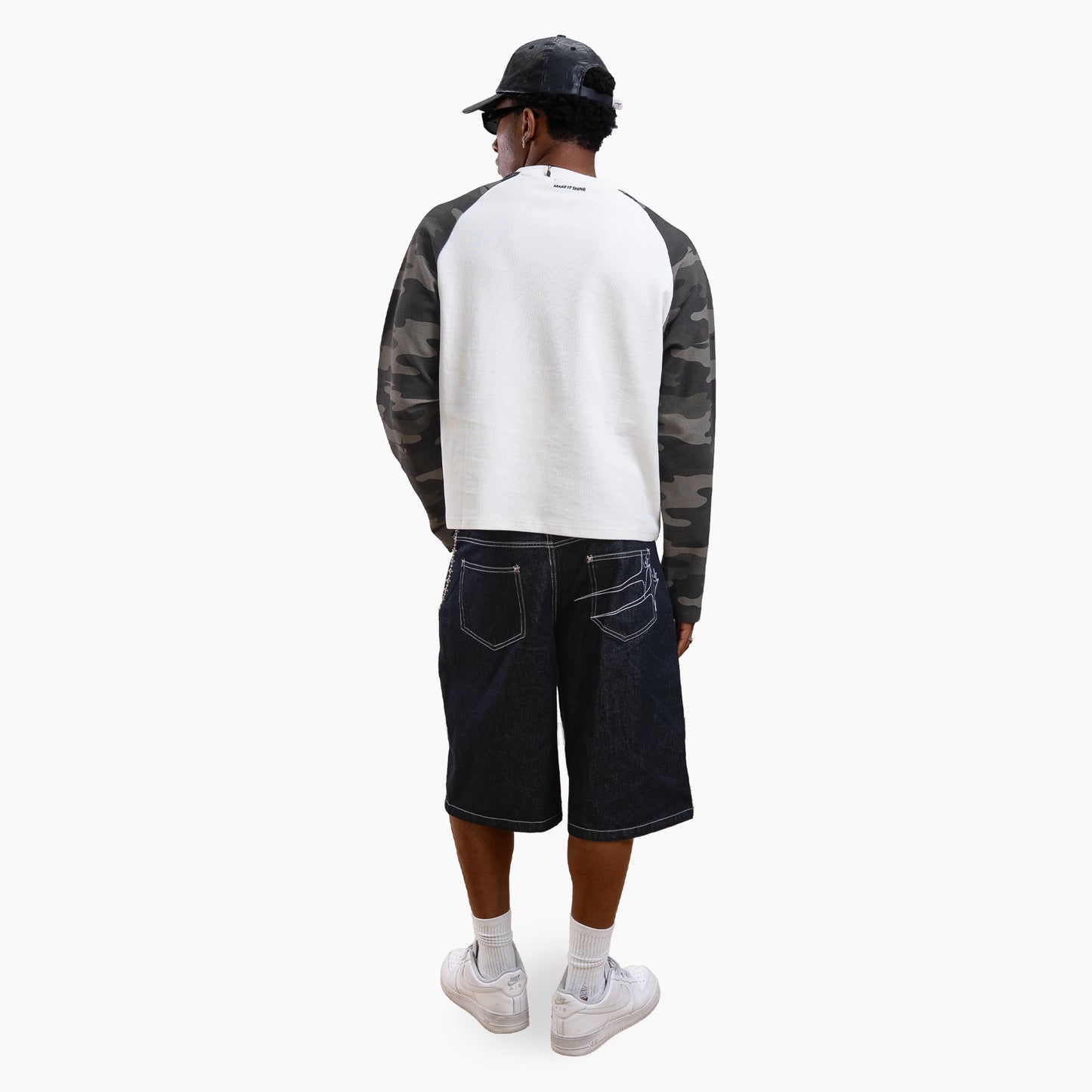 Camo waffle long sleeve - Green