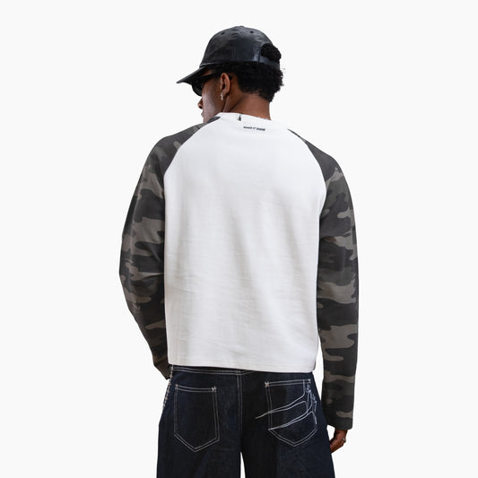 Camo waffle long sleeve - Green