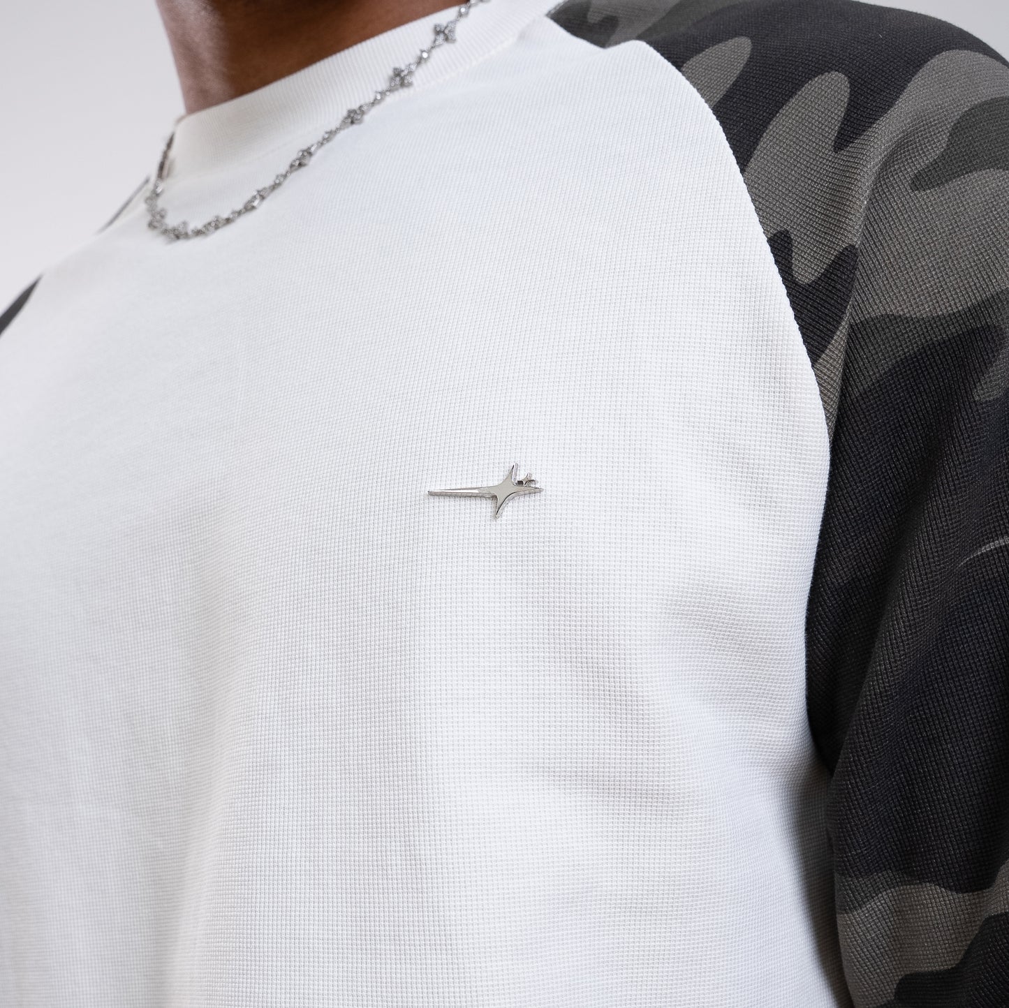 Camo waffle long sleeve - Green